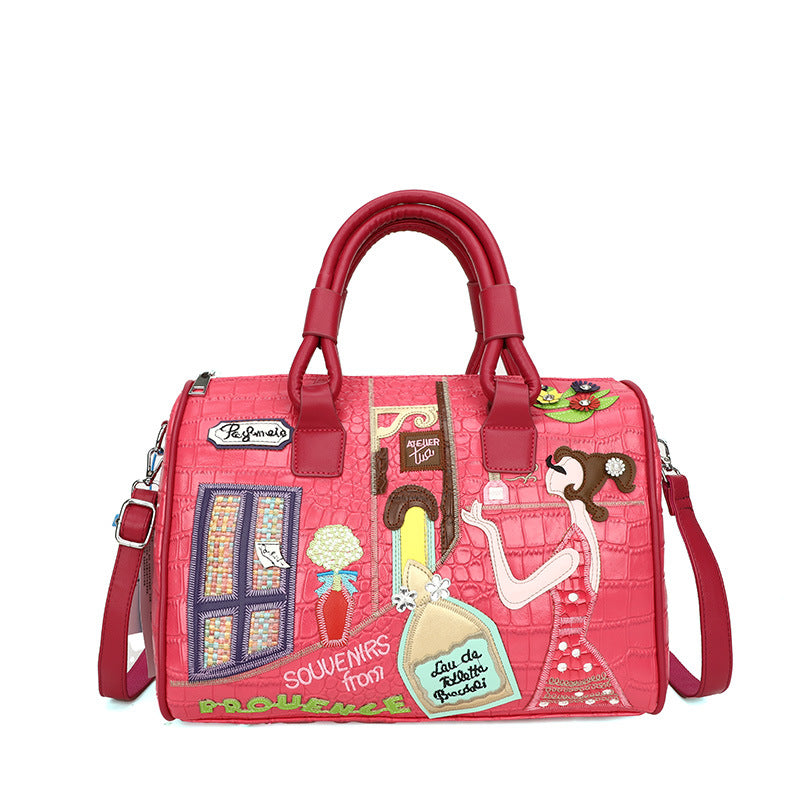 Women's Niche Fashion Retro Mexican Style Large Shoulder Bags