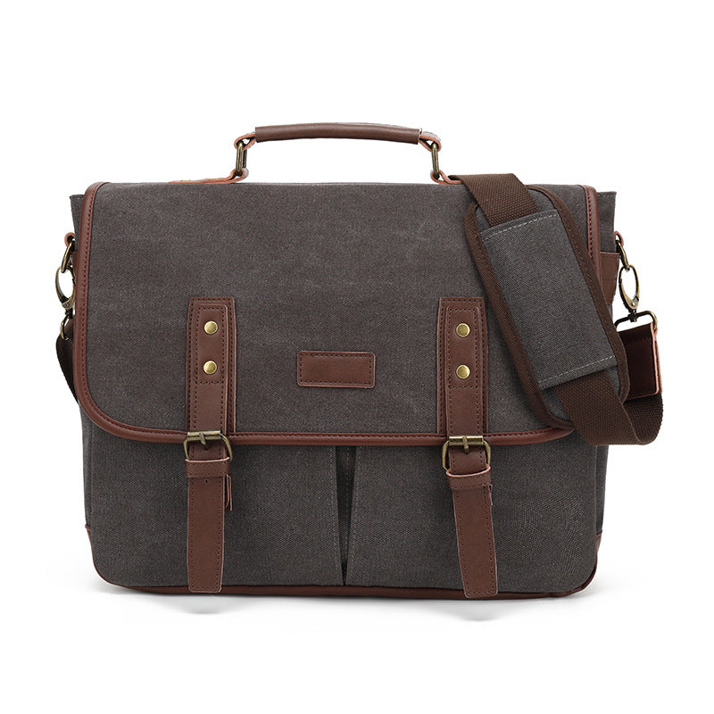 Men's Creative Trendy Canvas Portable Computer Bags