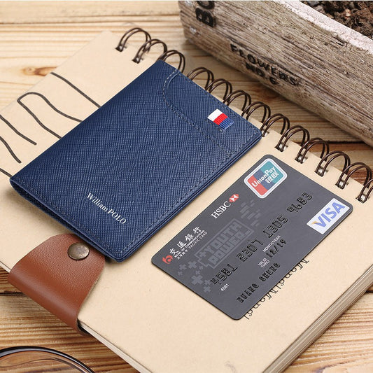 Men's Emperor Paul Genuine Leather Bank Layer Card Holder