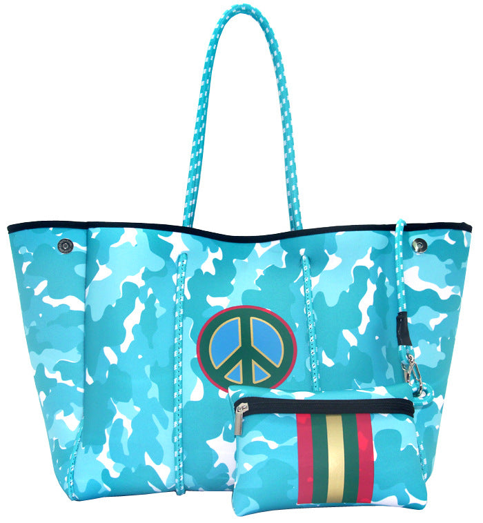 Women's Fashion Neoprene Big Large Beach Travel Bags