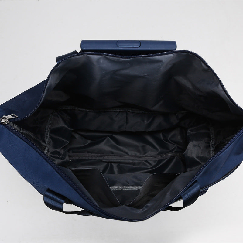 Expandable Large Capacity Lightweight Boarding Solid Color Travel Bags