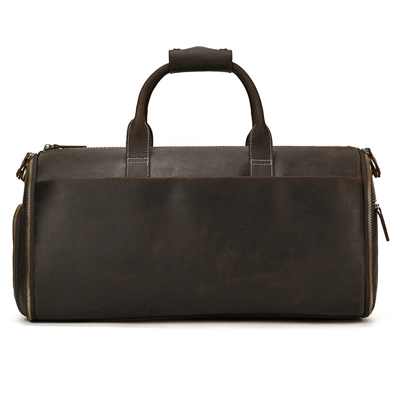 Horse Leather Folding Suit Storage Dry Travel Bags