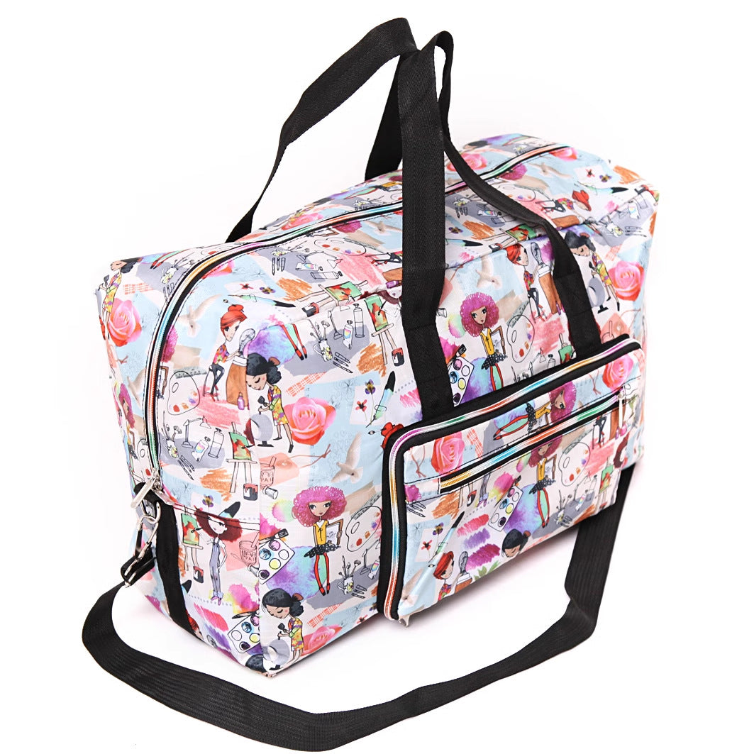Women's & Men's Folding Large Capacity Business Trip Short Distance Boarding Travel Bags