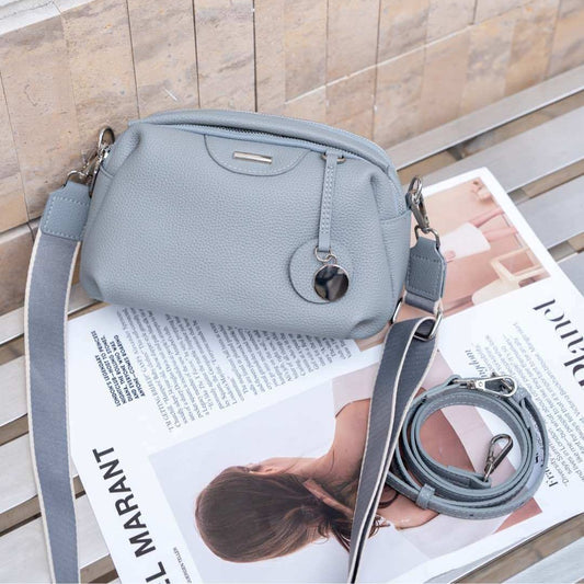 Women's Genuine Leather Soft Versatile Large Capacity Small Square Bags