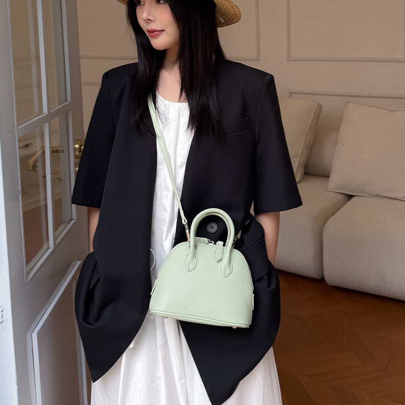 Women's Genuine Leather Shell Niche High-grade Portable Crossbody Bags