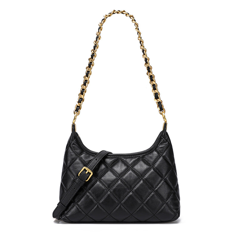 Women's Style Chain Genuine Leather Niche Temperament Bags