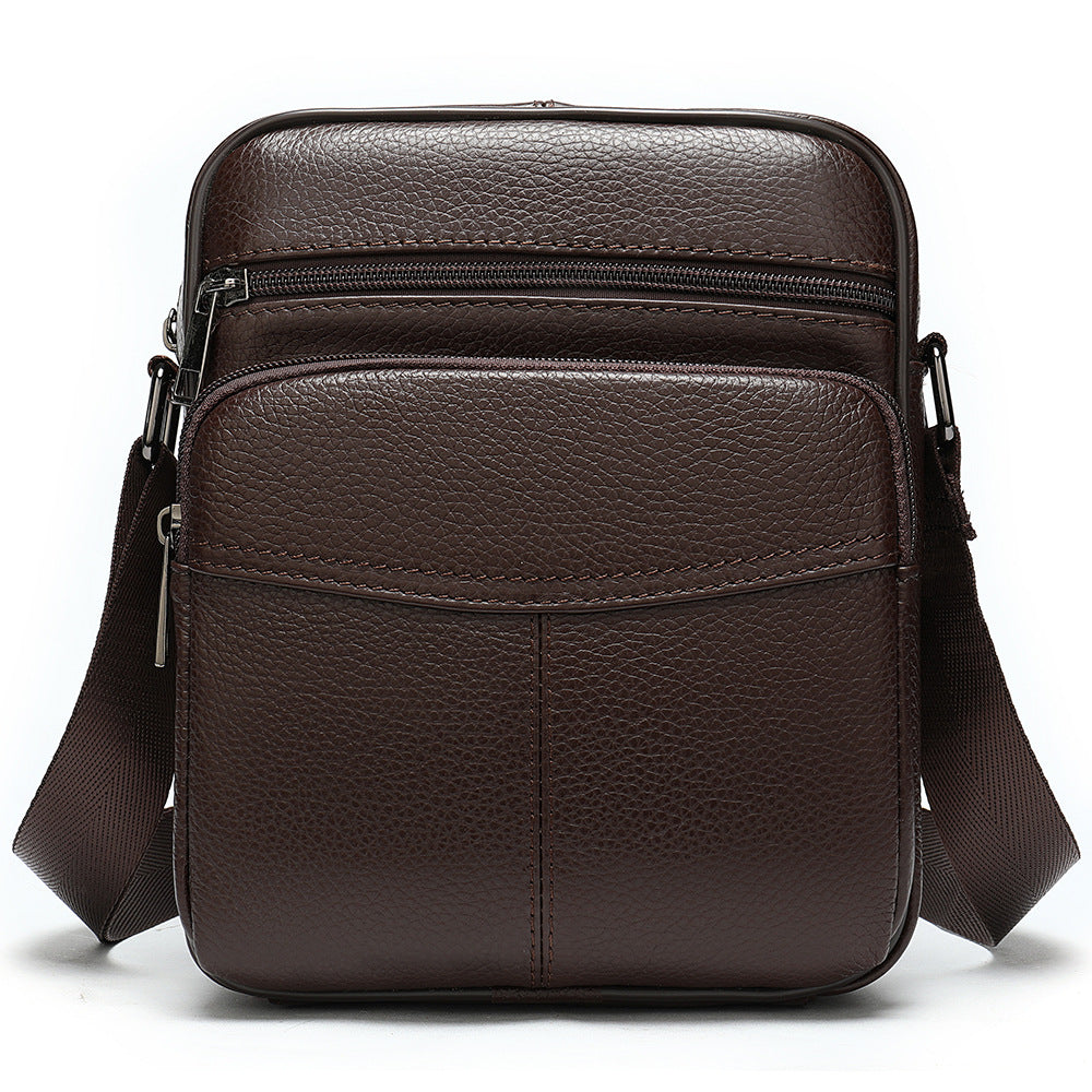 Men's High-grade Genuine Leather Retro First Layer Men's Messenger Bags