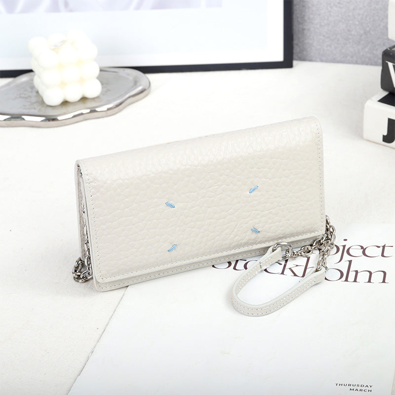 Women's First Layer Cowhide Elephant Pattern Minority Bags