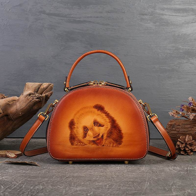 Women's Leather Handmade Ethnic Style Niche Retro Crossbody Bags