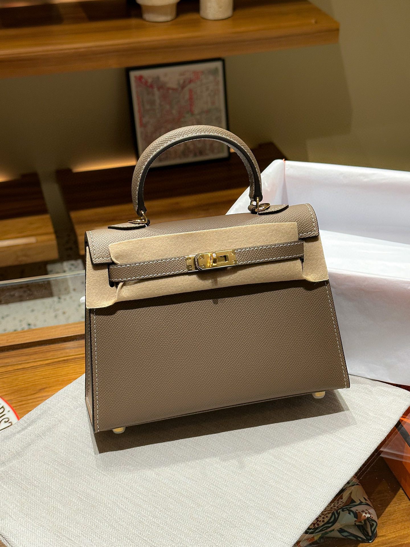 Women's Leather Second Generation Kelly Mini Fashionable Crossbody Bags