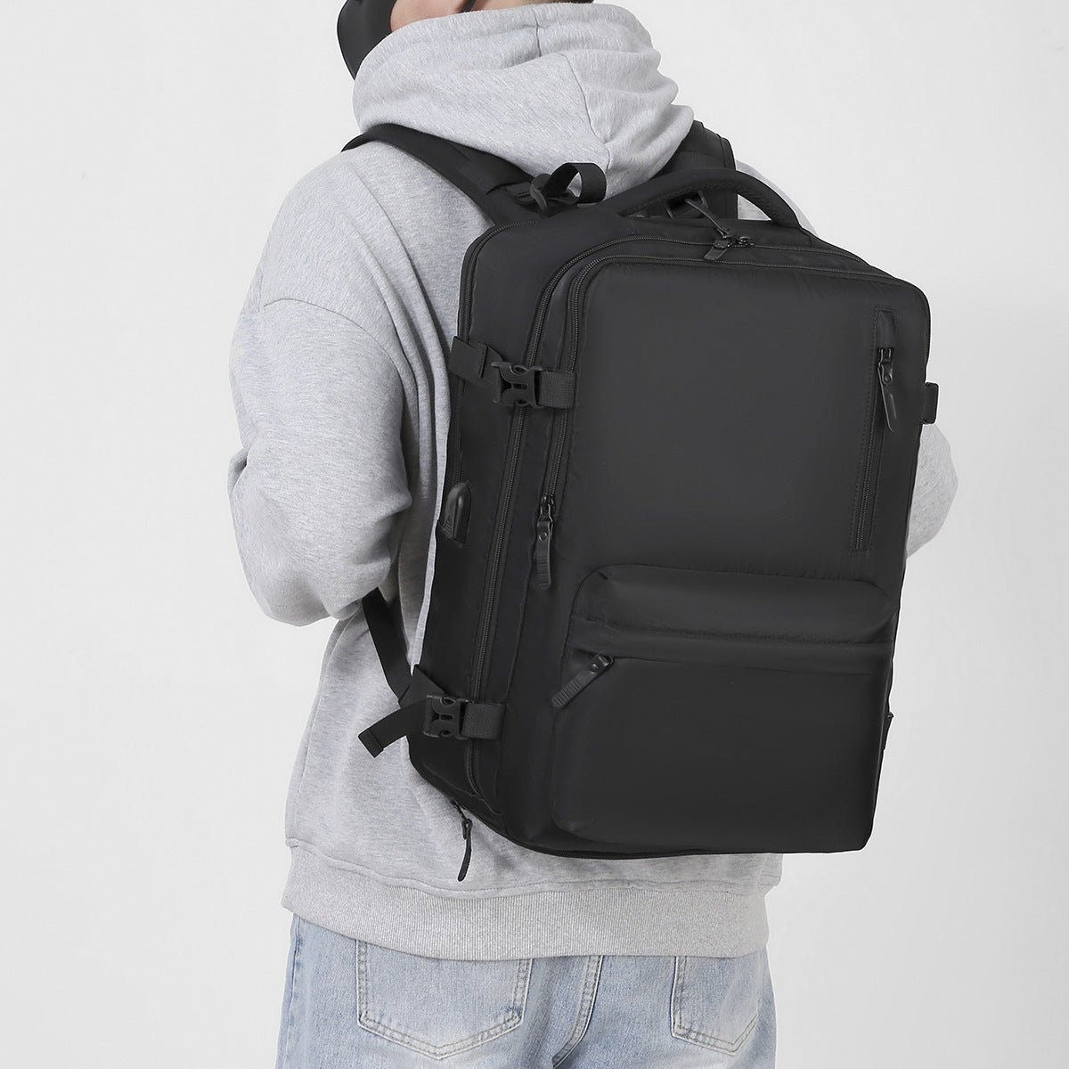 Men's Short Business Trip Portable Large Capacity Backpacks