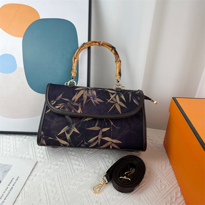 Women's Elegant Chinese Style Retro Pattern Yarn Handbags