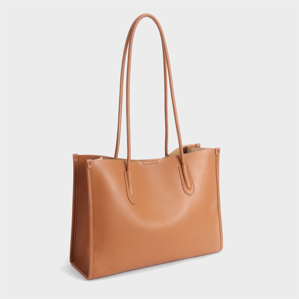 Women's Underarm Leather Fashion Commuter Large Capacity Shoulder Bags