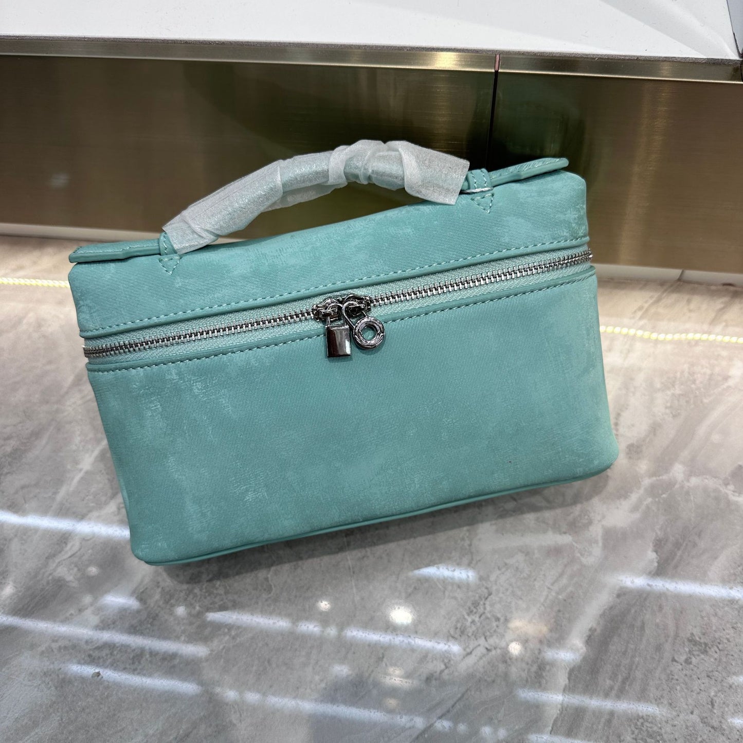 Women's Genuine Leather Lunch Box Kelly Lychee Pattern Shoulder Bags