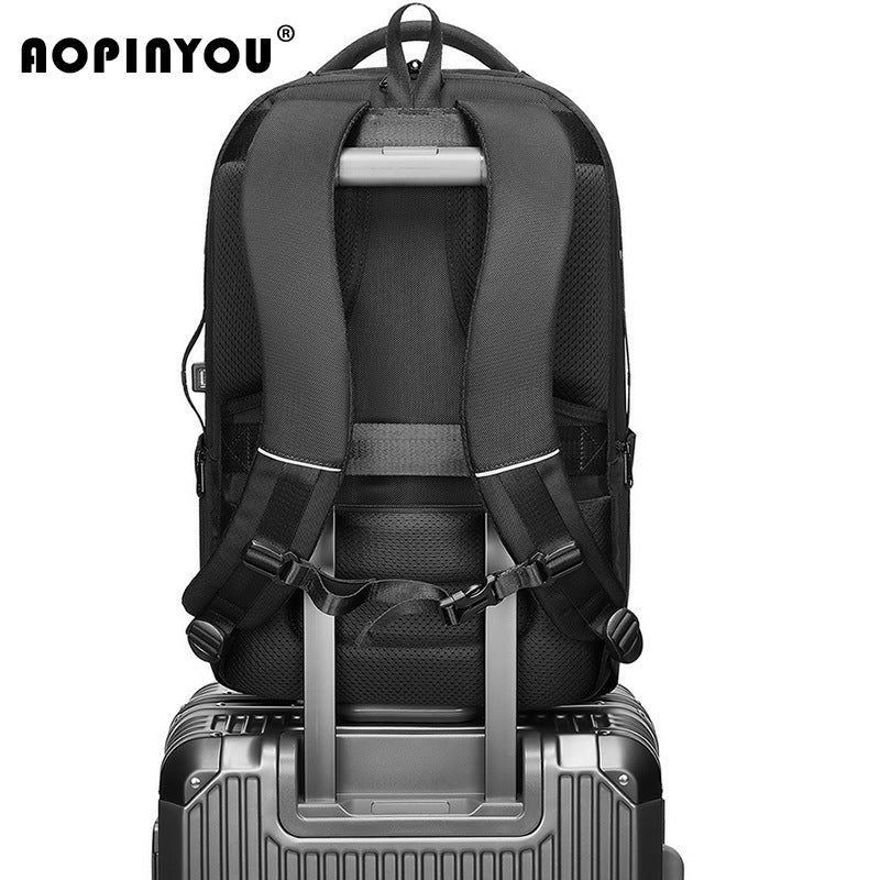 Men's Three-dimensional Large Capacity Hard Shell Computer Backpacks
