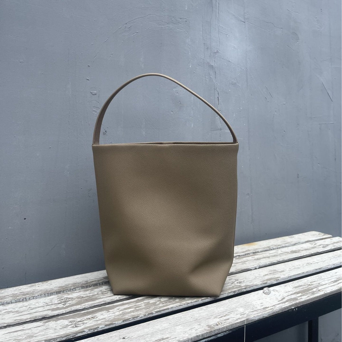 Women's Na Litchi Pattern Leather Large Capacity Shoulder Bags