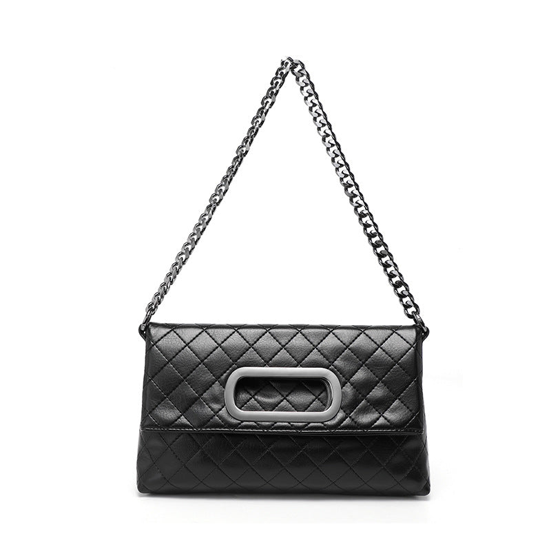 Women's Rhombus Folding Chain Versatile High Sense Bags