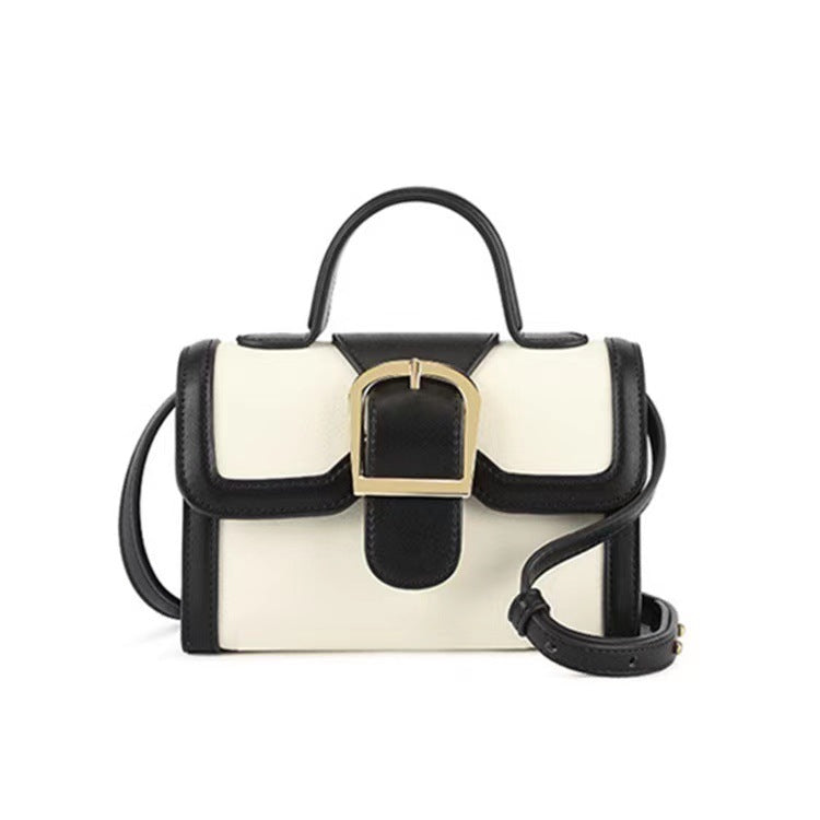 Women's Genuine Leather Niche Retro Trendy Doctor Shoulder Bags