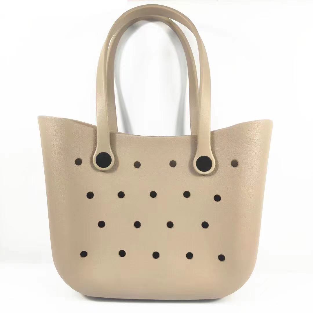 Charming Comfortable Durable Beach Basket Hole Handbags