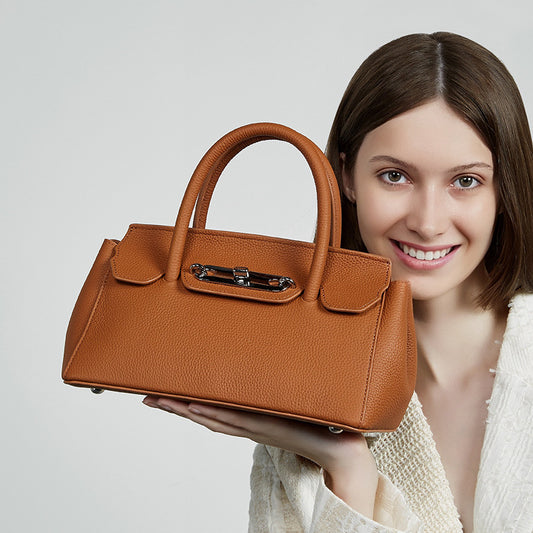 Women's Genuine Leather Platinum Kelly Mother Handbags
