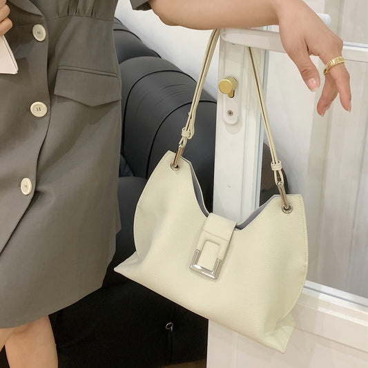 Women's Underarm Cowhide Fashion Trendy Advanced Texture Armpit Bags