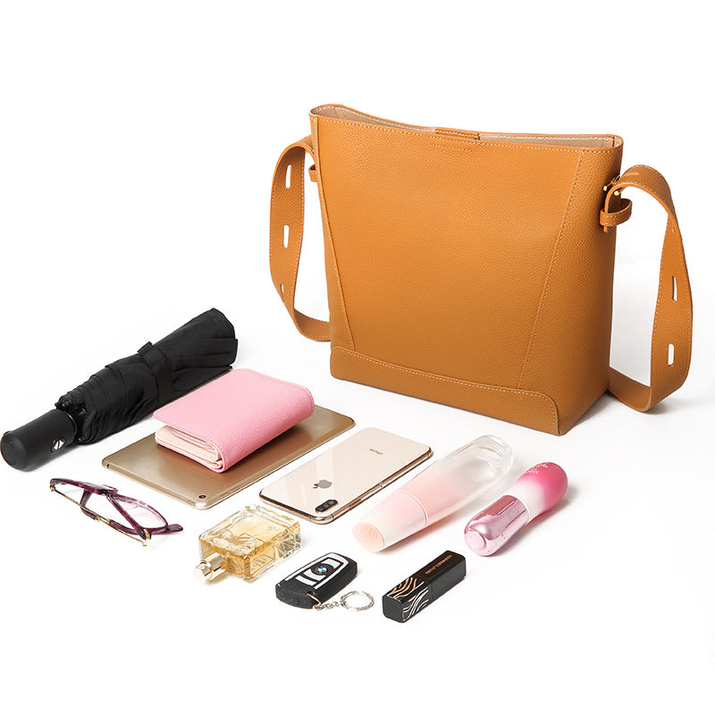 Women's High-grade Design Genuine Leather Large Capacity Shoulder Bags