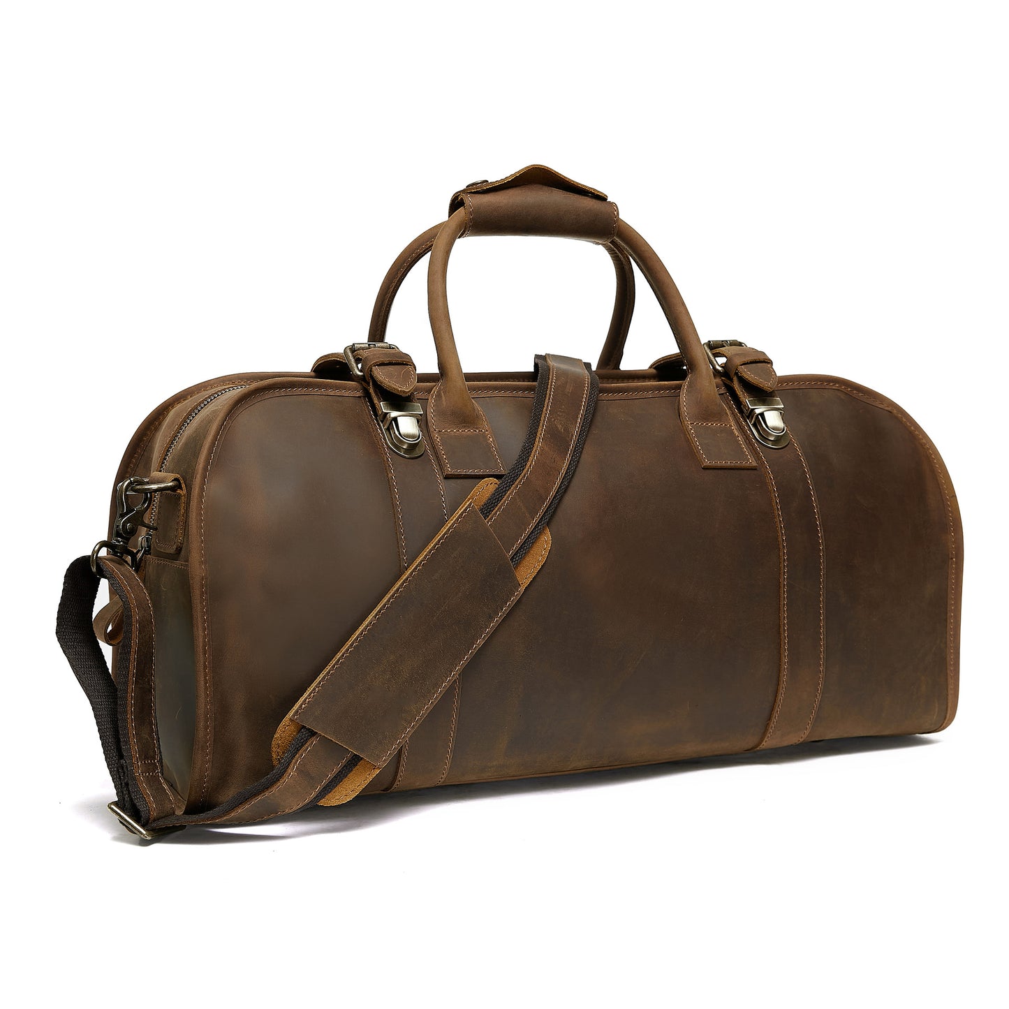 First Layer Cowhide Business Leather Large Travel Bags