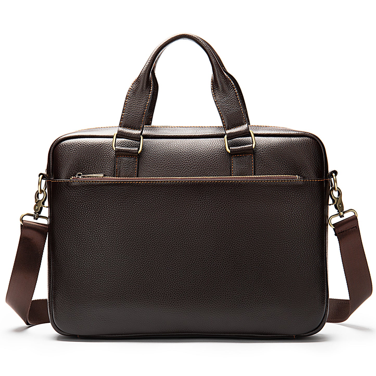 Men's Genuine Leather Horizontal File Cowhide Business Men's Briefcases