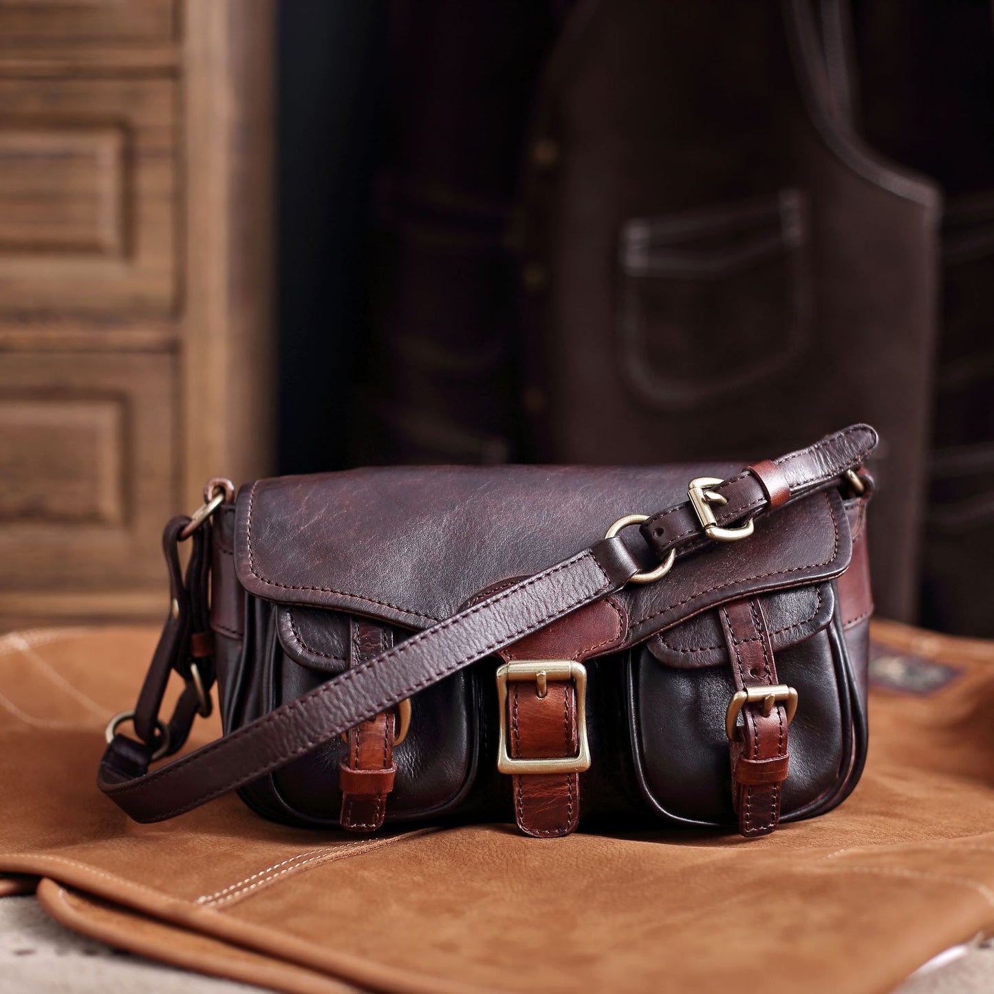 Women's Minority First Layer Cowhide Light Luxury Bags