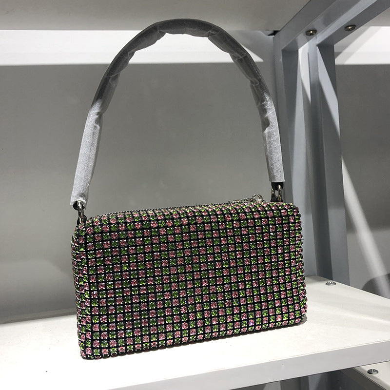 Women's Hand Carrying Full Diamond Rhinestone Portable Bags