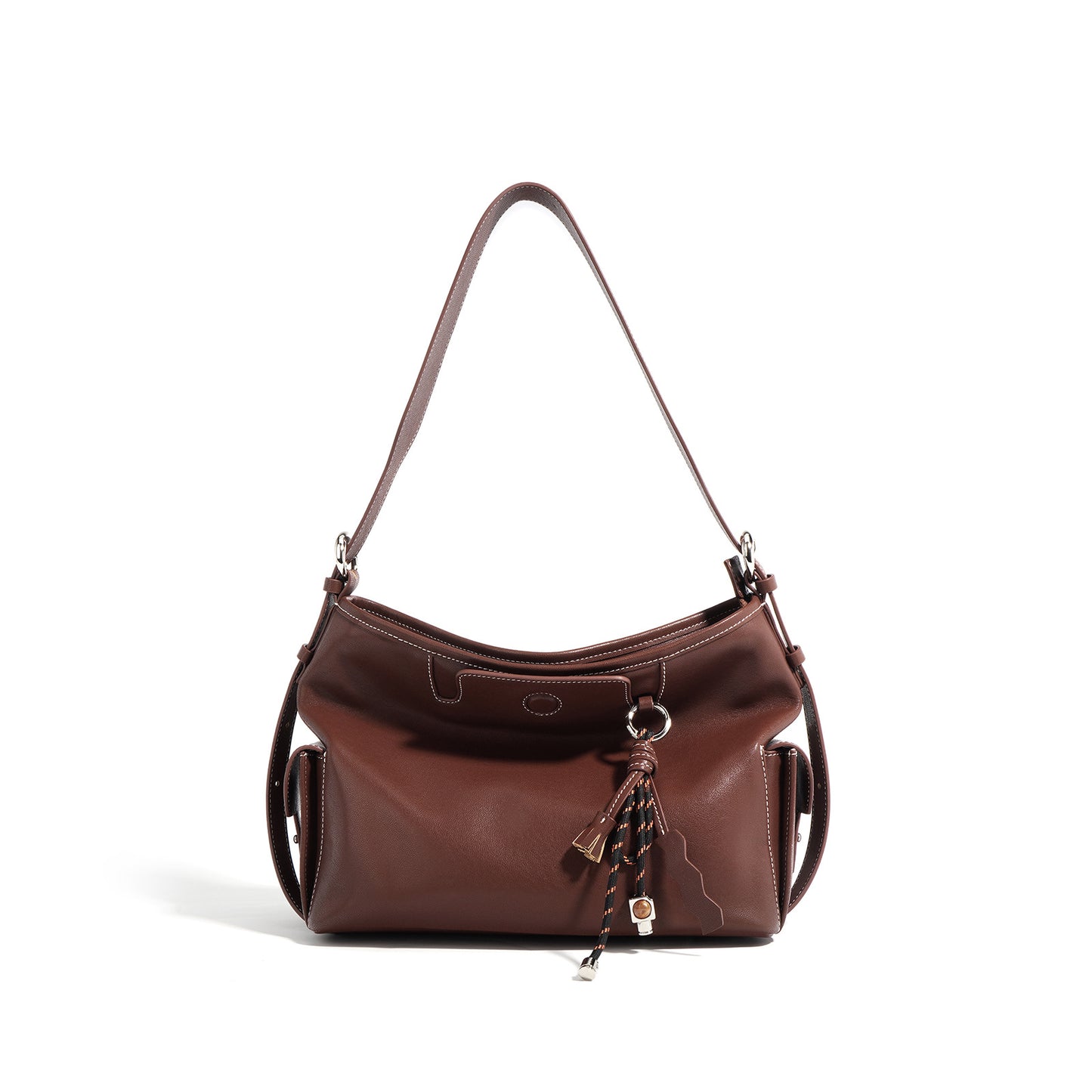 Cowhide High-grade Idle Style Soft Leather Tote Bags