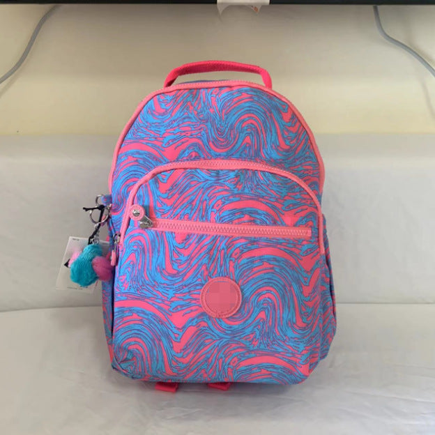 Summer Nylon Monkey Medium Side Commuter Backpacks