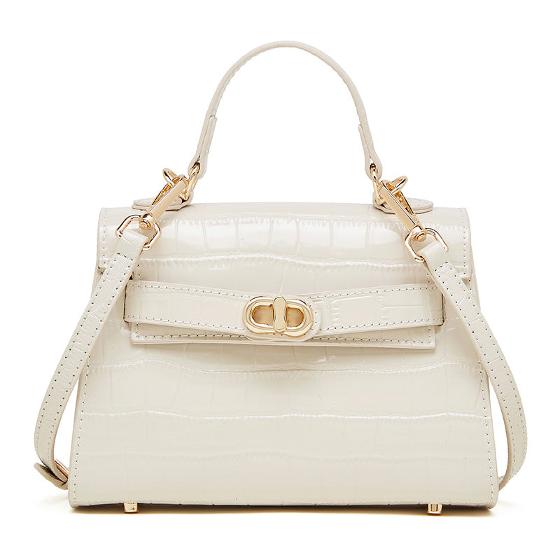 Women's Genuine Leather Niche Summer Commuting Fashion Crocodile Bags