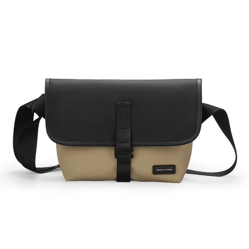 Pretty Marco Contrast Color Retro Trendy Men's Messenger Bags