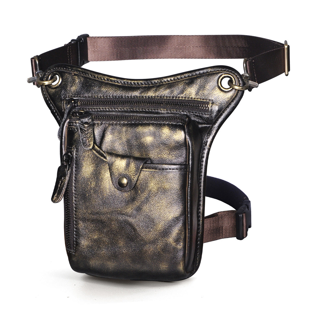 Men's Layer Vegetable Tanned Leather Cowhide Retro Bags