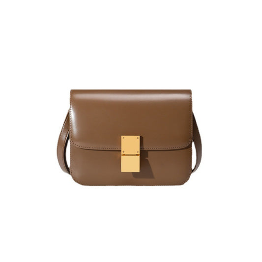 Women's Hand Rub Grain Genuine Leather Retro Shoulder Bags