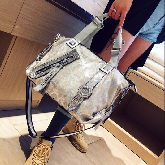 Women's Western Style Diamond Fashion Temperament Shoulder Bags