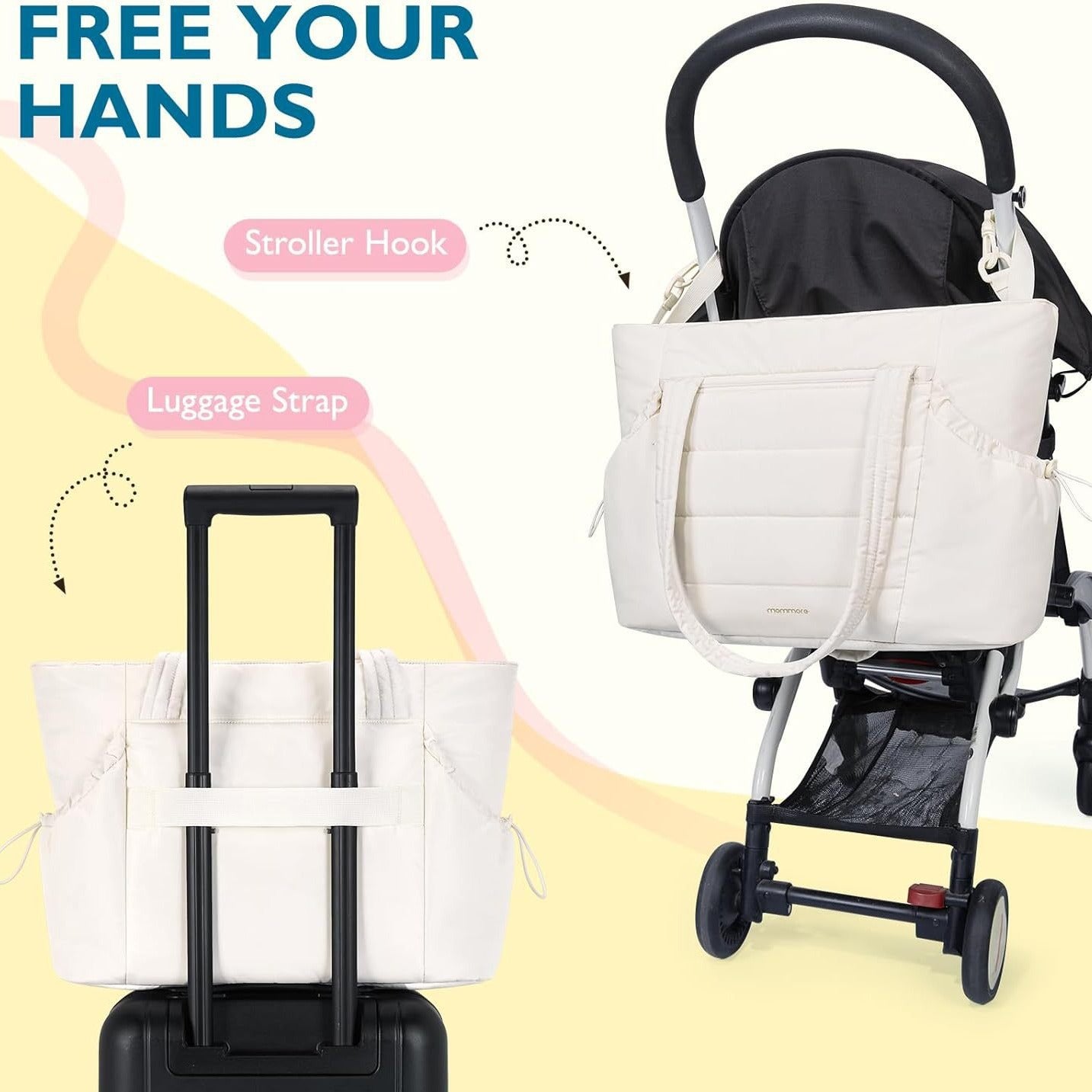 Attractive Large Capacity Waterproof Portable Storage Tote Bags