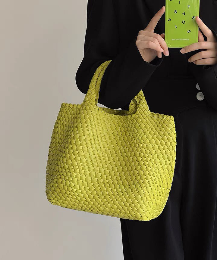 Women's Handmade Woven Portable Large Capacity Tote Bags