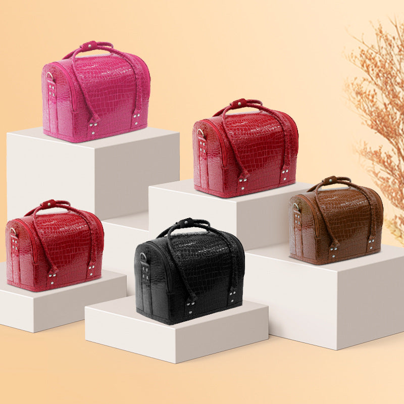 Capacity Waterproof Portable Storage Beauty Nail Cosmetic Cases