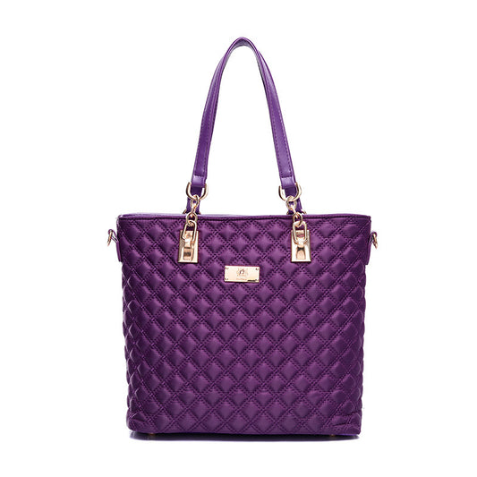 Women's Match Sets Combination Nylon Embroidery Thread Shoulder Bags