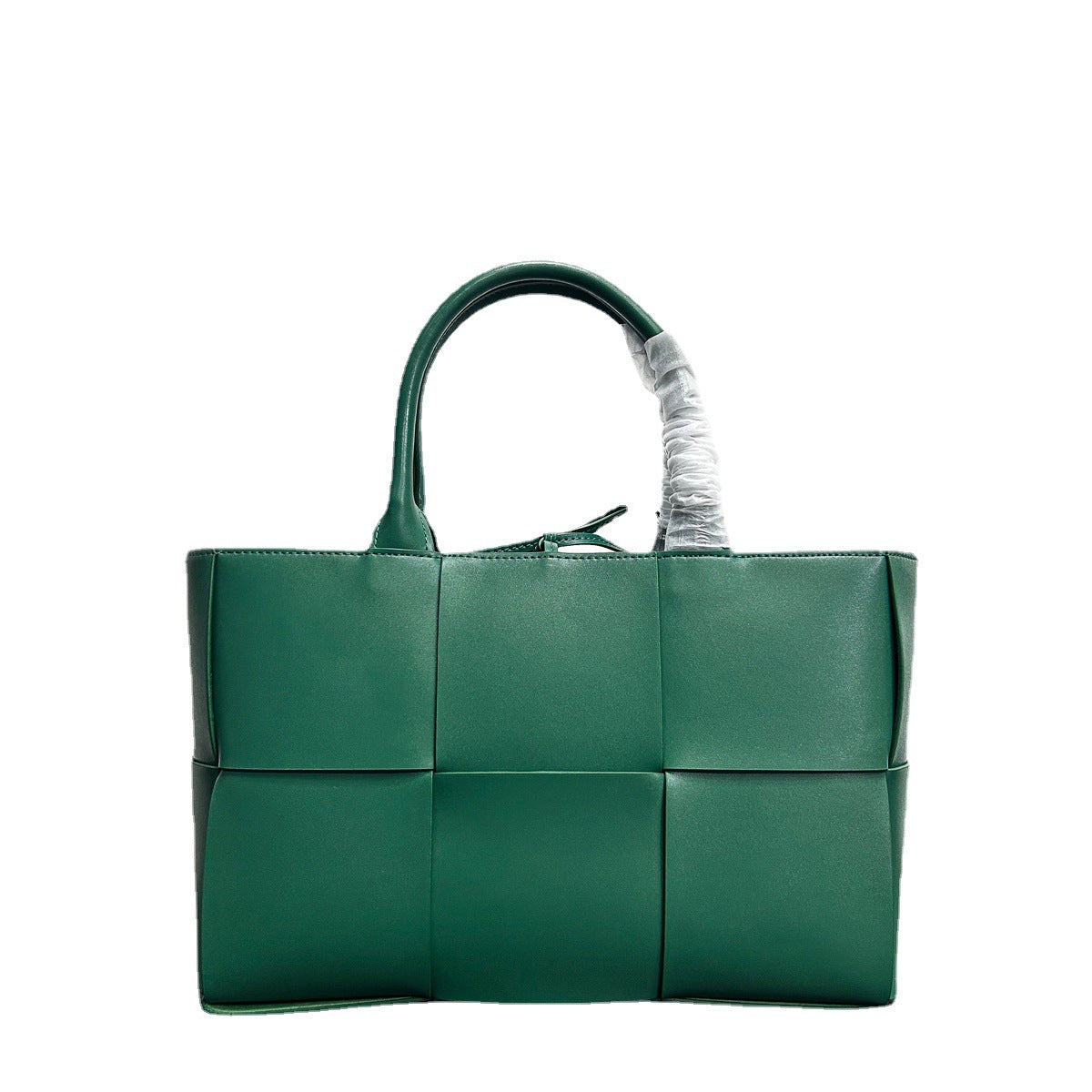 Women's Texture Big Woven Leather Large Capacity Bags
