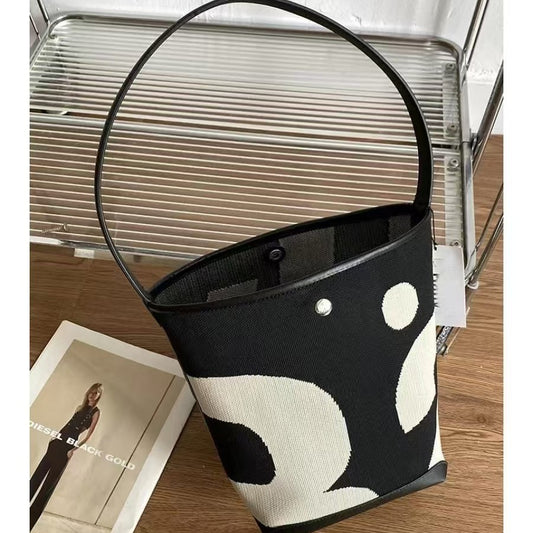 Women's Thailand Niche Wash Denim Large Capacity Bags