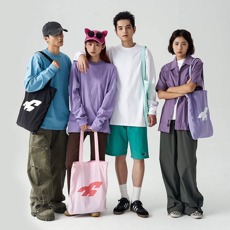 Women's & Men's & Hello Large Capacity Canvas Easy Tote Bags