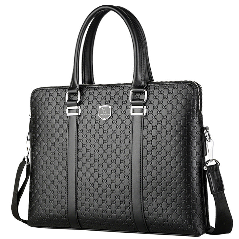 Men's Computer Multifunctional File Portfolio Trendy Men's Briefcases