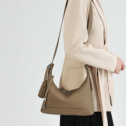 Women's Cowhide Korean Style Pillow Light Luxury Crossbody Bags