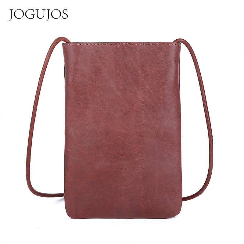 Women's Mobile Wild Leisure Genuine Leather Bags