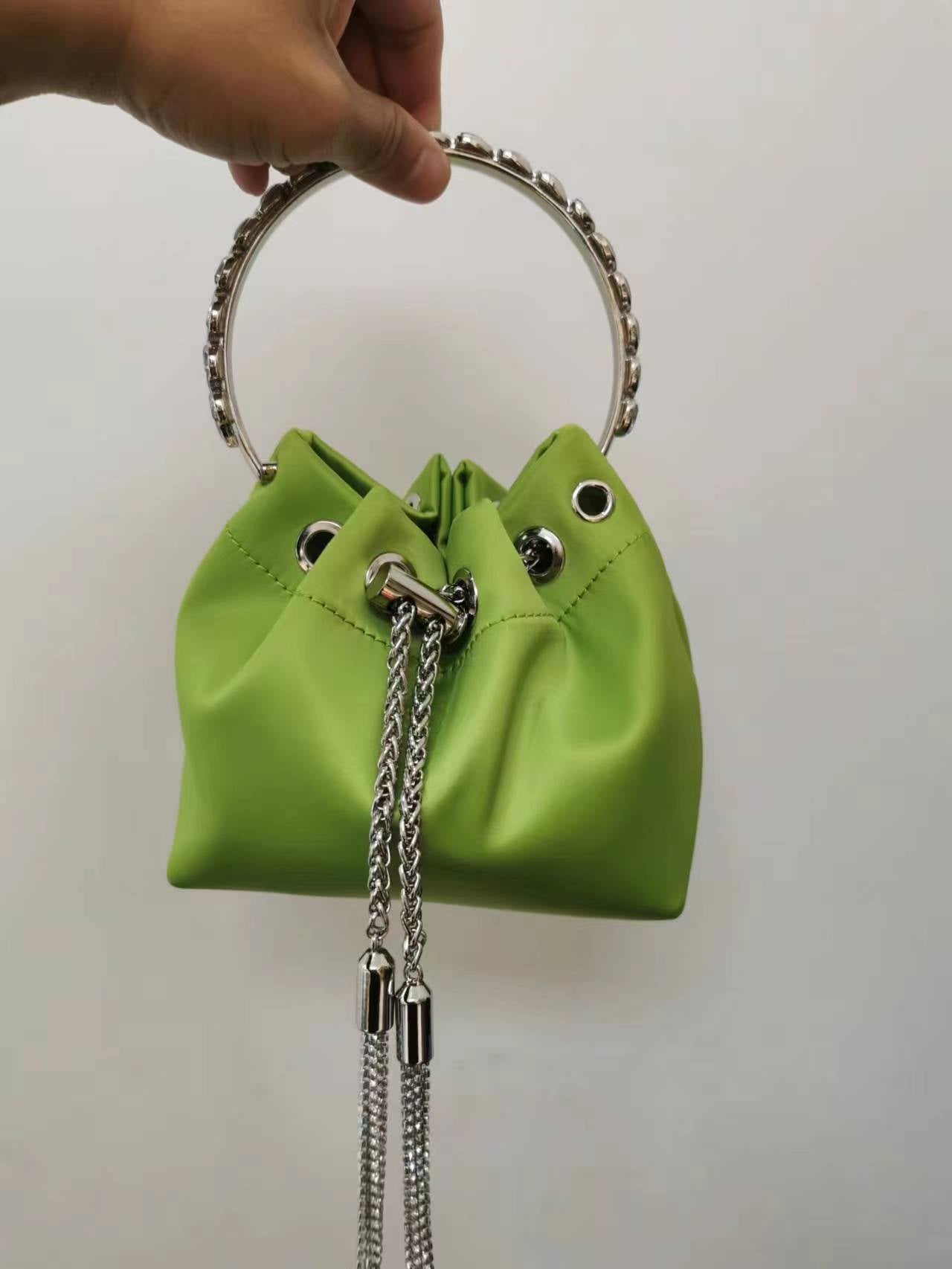 Women's Live Broadcast Selected Tassel Drawstring Fashion Shoulder Bags