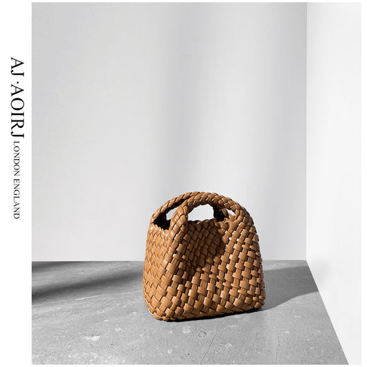 British Niche Hand-woven Mini High-grade Vegetable Phone Bags