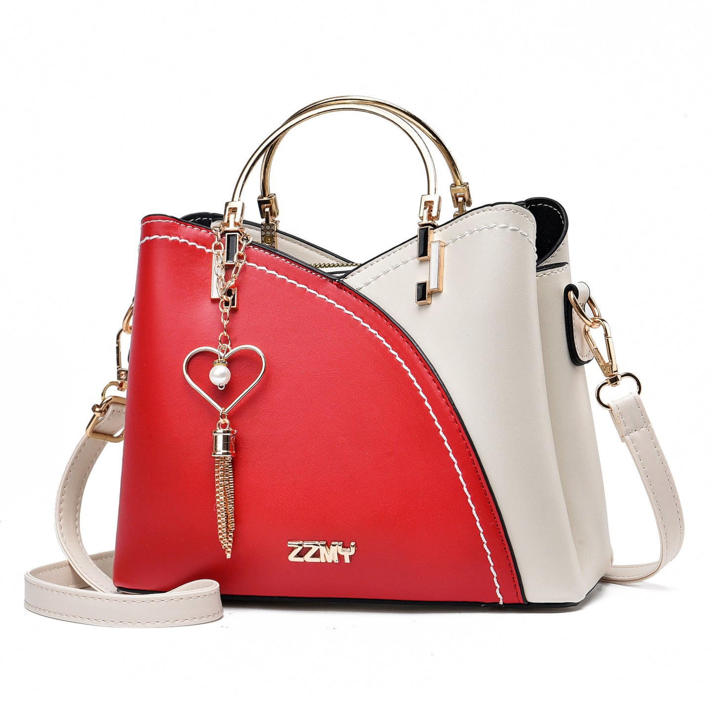Women's Classy Patchwork Fashion Leather Shaping Handbags